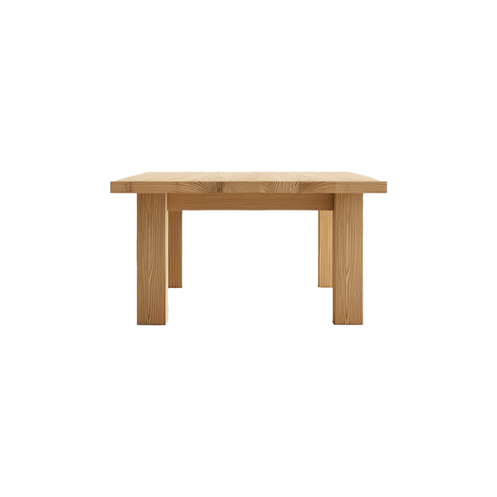 AI generated Modern table isolated on transparent background png