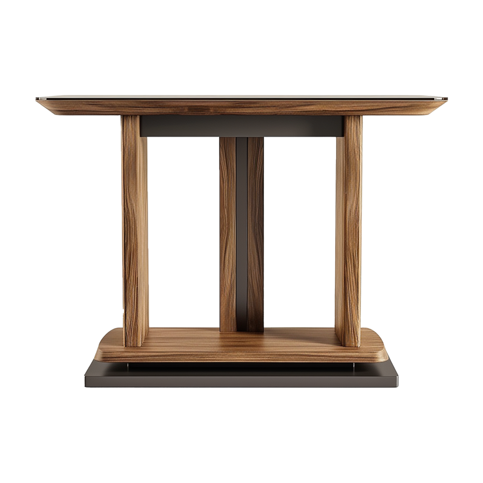 AI generated Modern table isolated on transparent background png