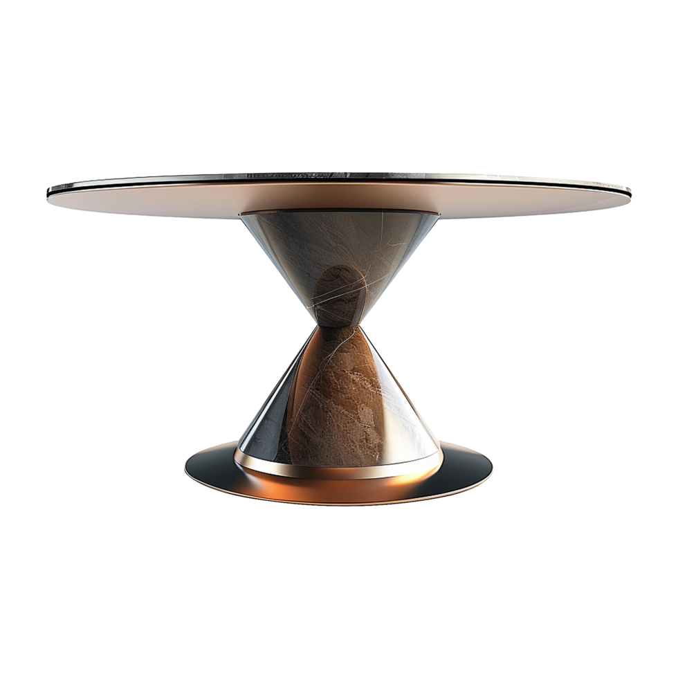 AI generated Modern table isolated on transparent background png