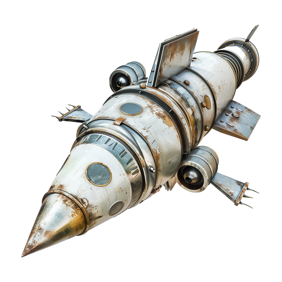 AI generated Rocket launcher isolated on transparent background png