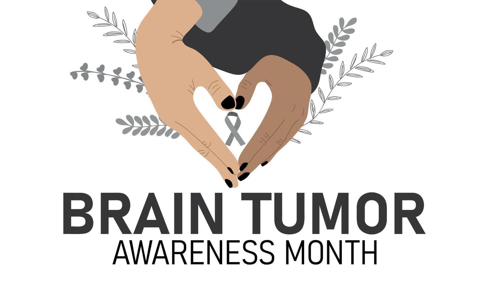 Brain Tumor awareness month vector