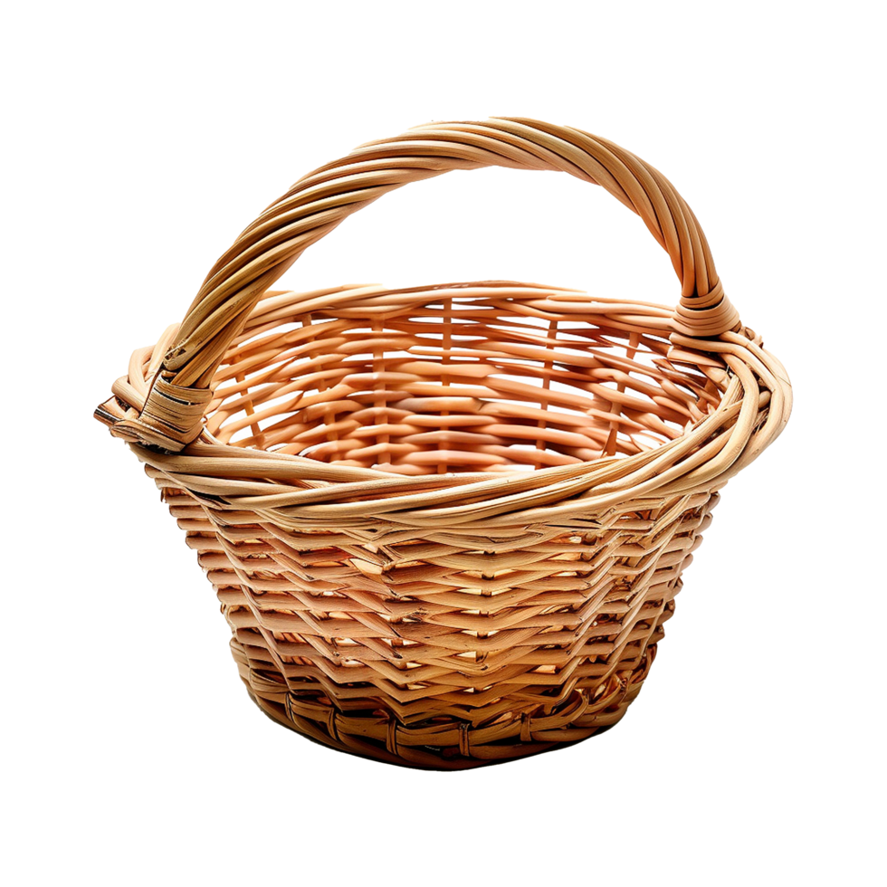 AI generated Paper basket isolated on transparent background png