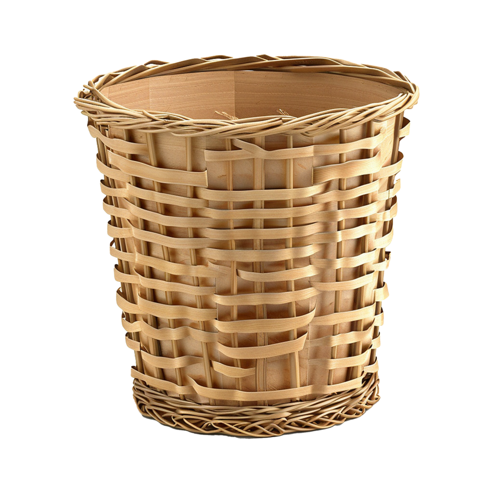 AI generated Paper basket isolated on transparent background png