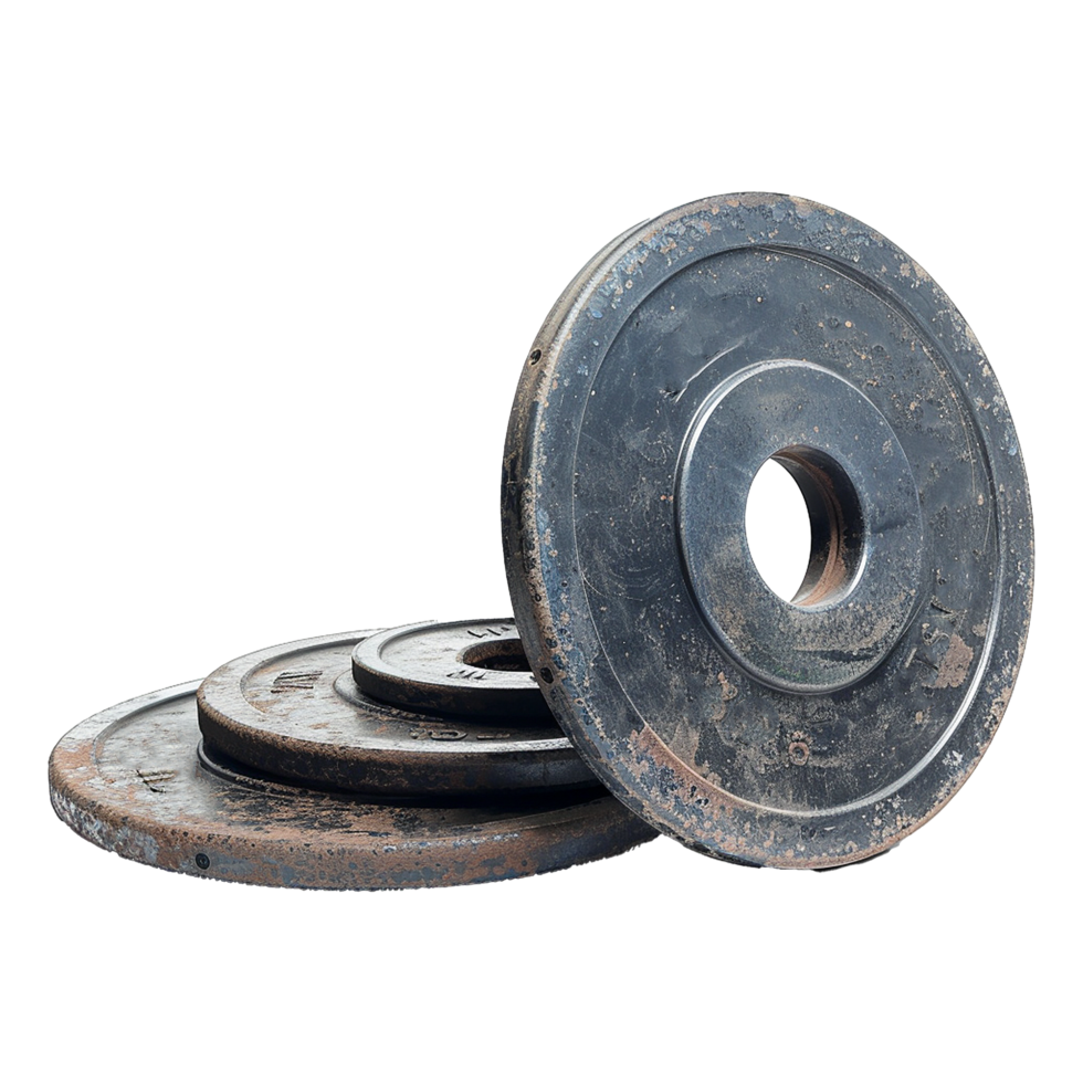 AI generated Weight plate isolated on transparent background png