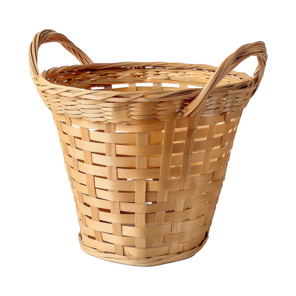 AI generated Paper basket isolated on transparent background png