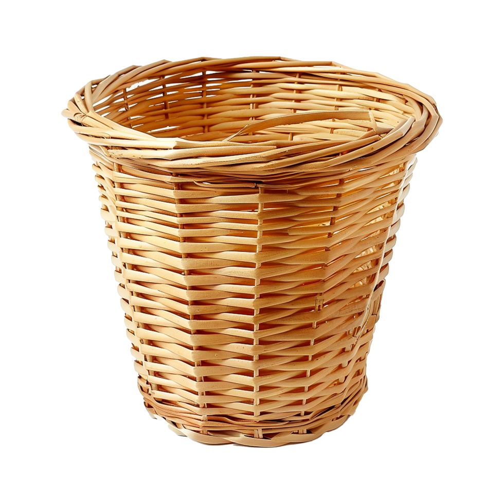 AI generated Paper basket isolated on transparent background png