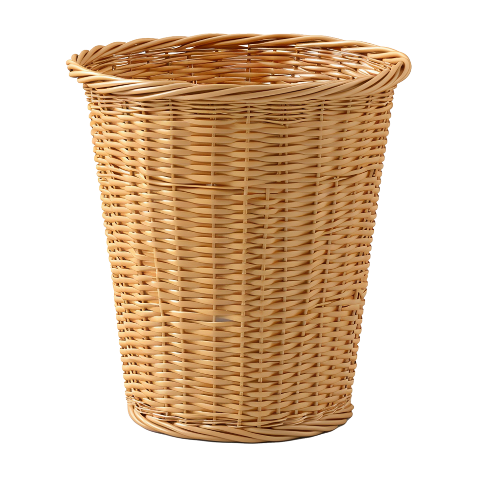 AI generated Paper basket isolated on transparent background png