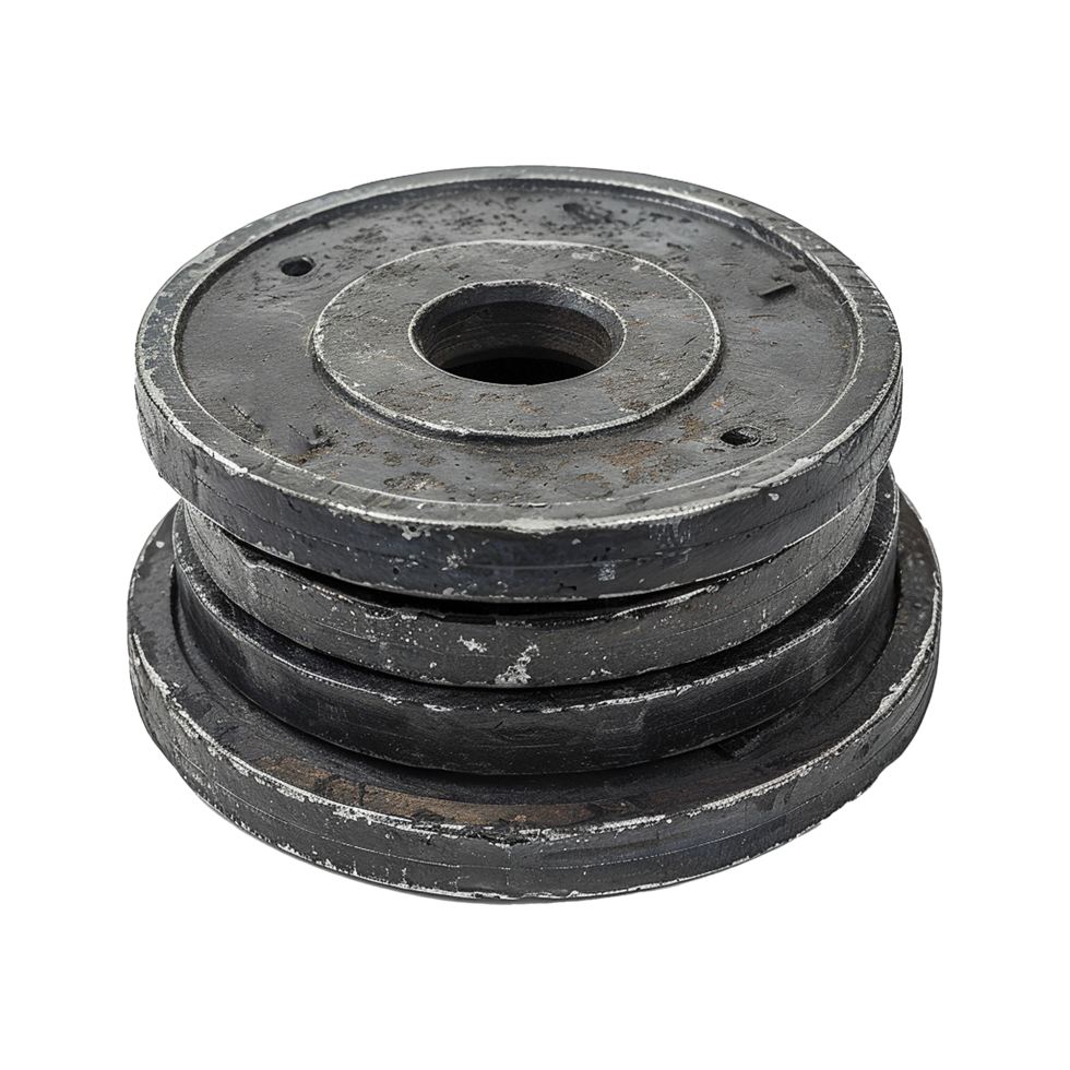 AI generated Weight plate isolated on transparent background png