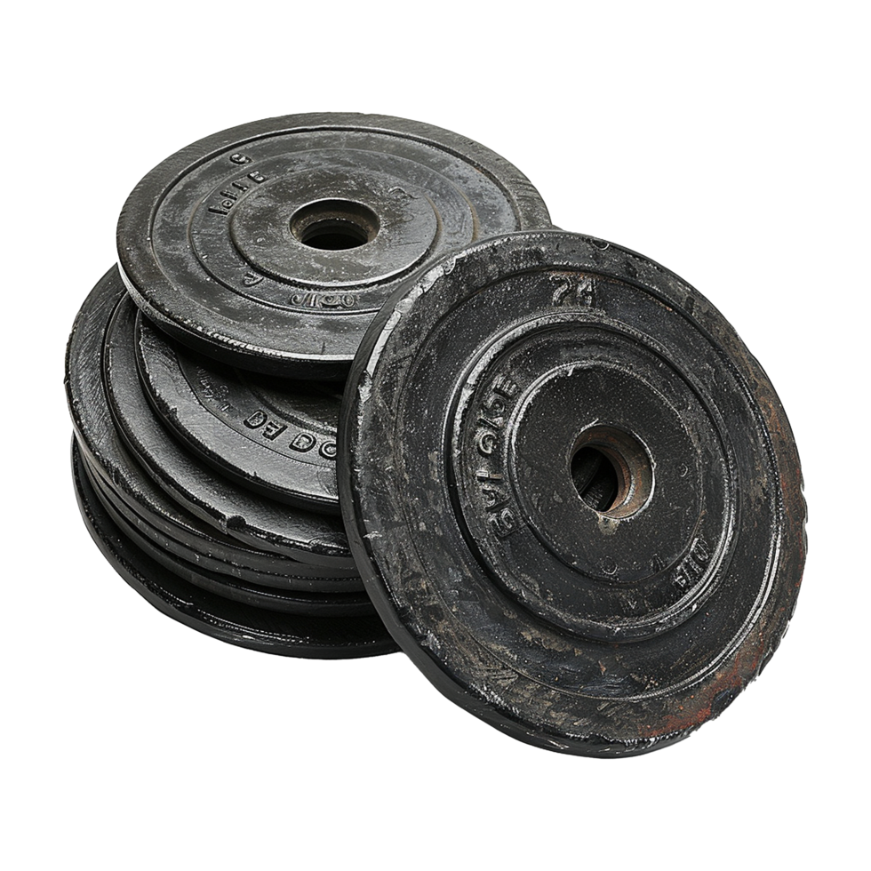 AI generated Weight plate isolated on transparent background png