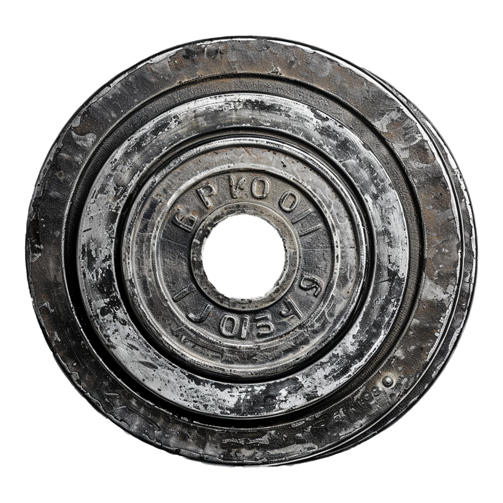 AI generated Weight plate isolated on transparent background png