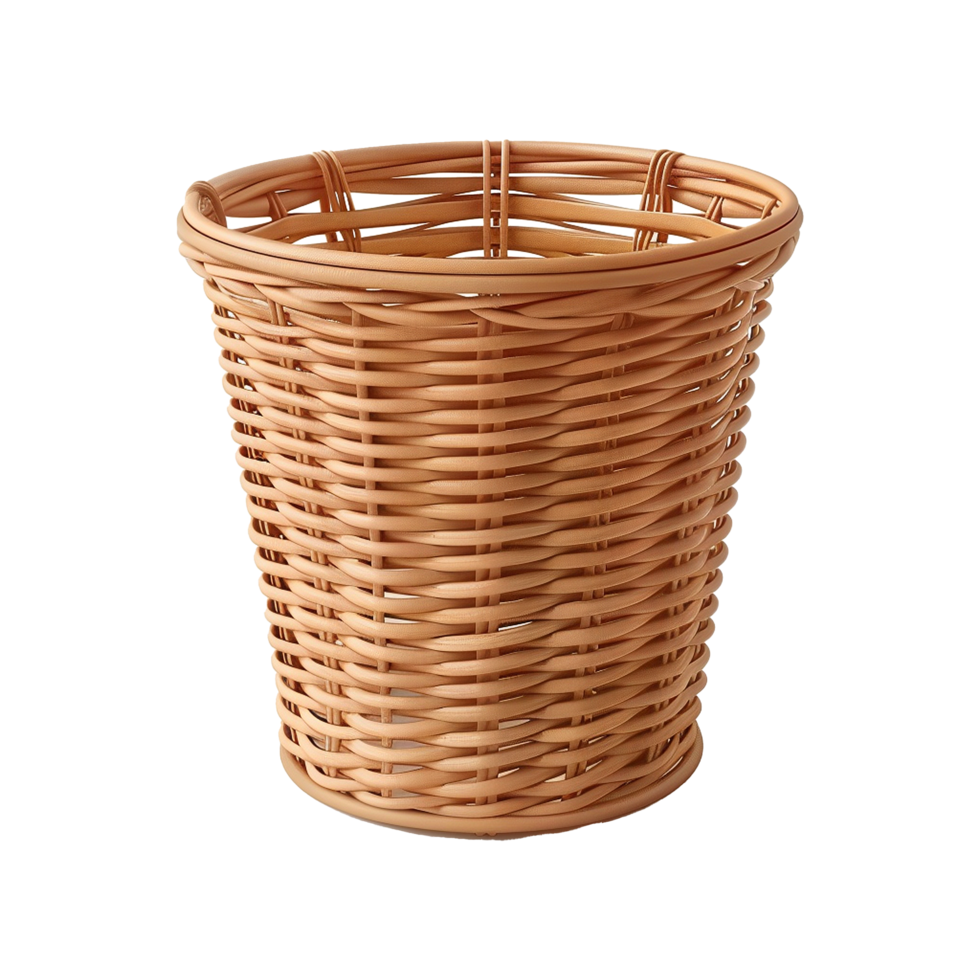 AI generated Paper basket isolated on transparent background png