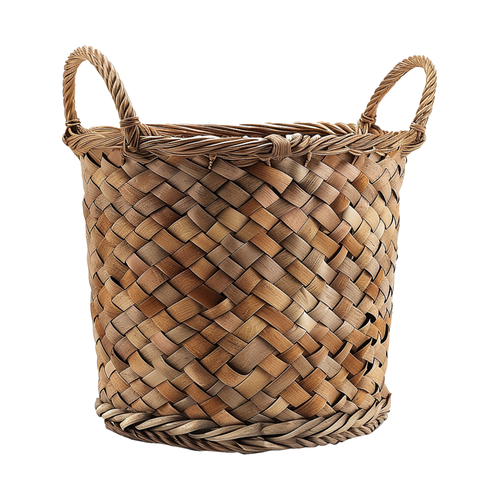 AI generated Paper basket isolated on transparent background png