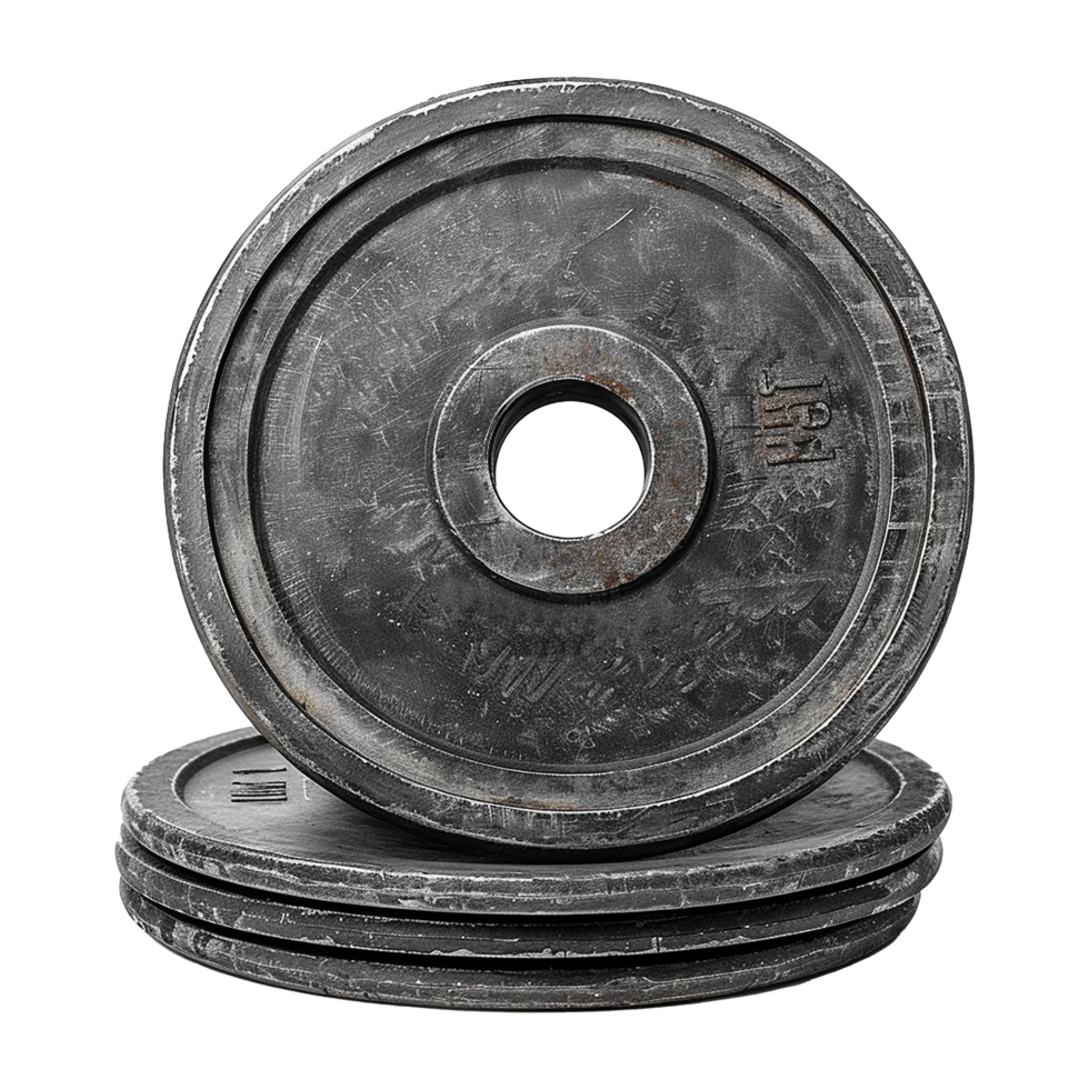 AI generated Weight plate isolated on transparent background png