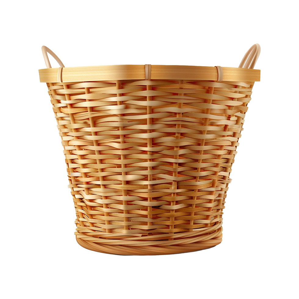 AI generated Paper basket isolated on transparent background png
