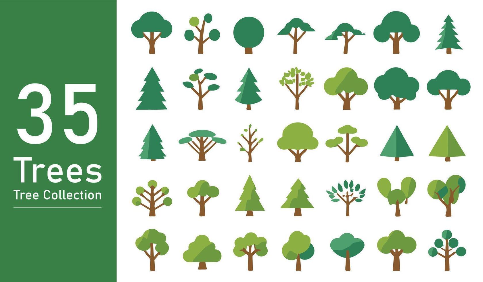 silhouette tree line drawing set, Side view, set of graphics trees elements outline symbol. silhouette tree line drawing set, Side view, icon set of graphics trees elements outline symbol. vector