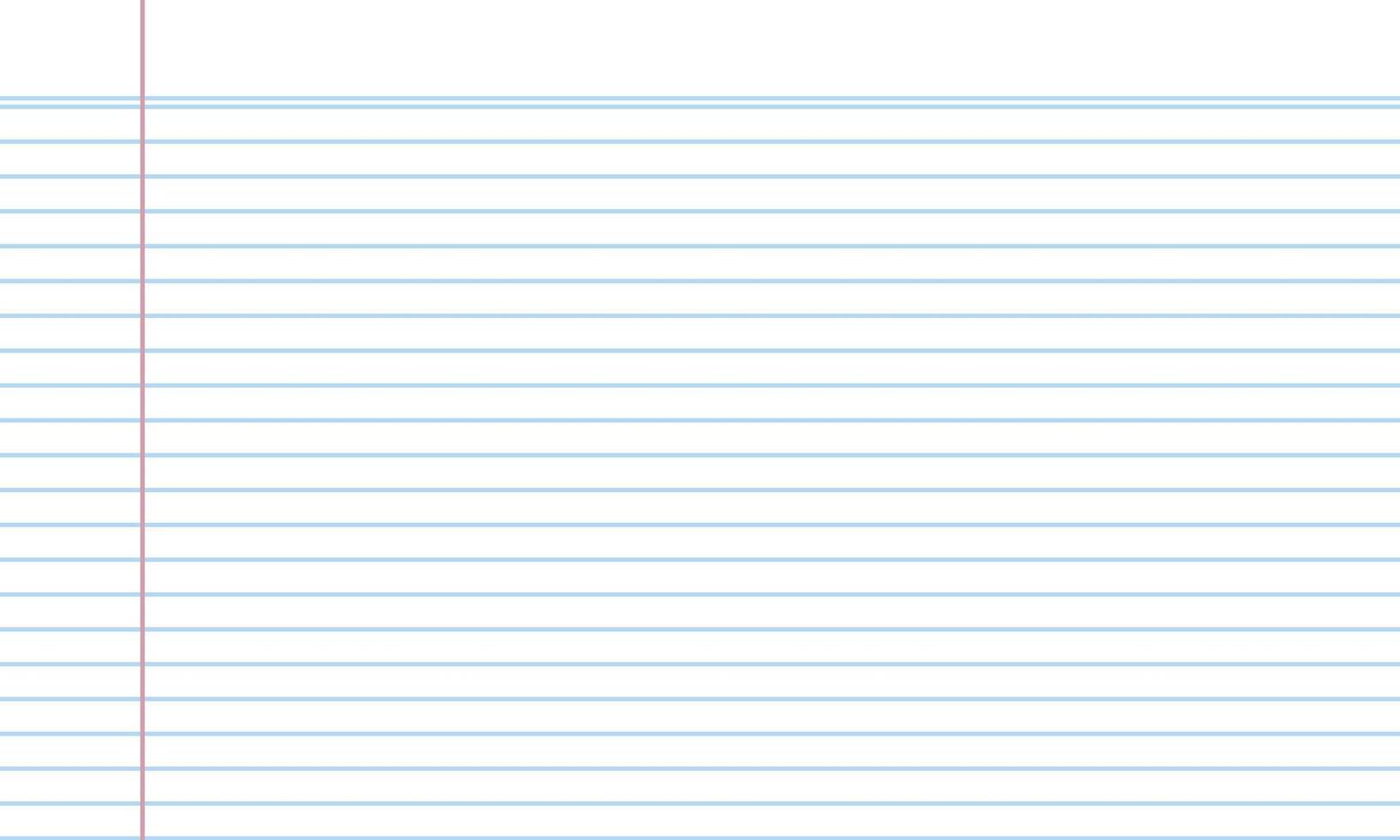 Blank white worksheet exercise book and back to school vector design.