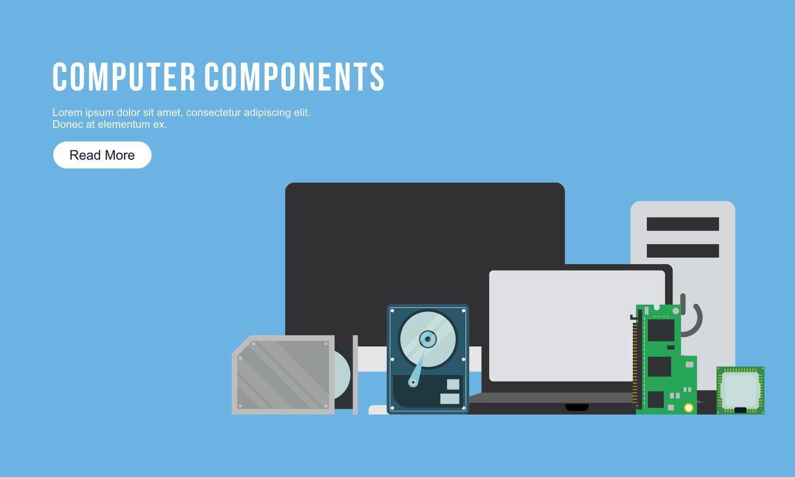 Computer banners logo. Computer store logo vector