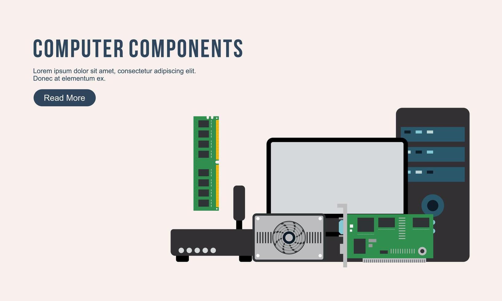 Computer banners logo. Computer store logo vector