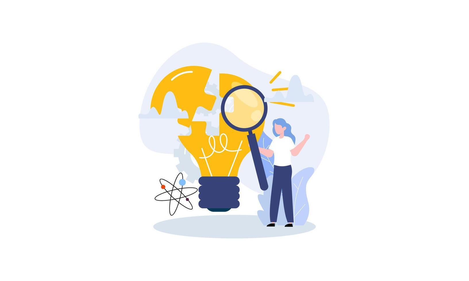 People with different mental mindset types or model creative illustration vector