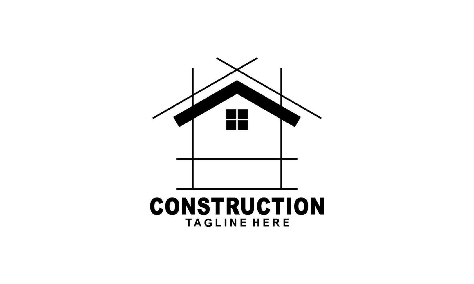 Home build illustration symbol logo design vector