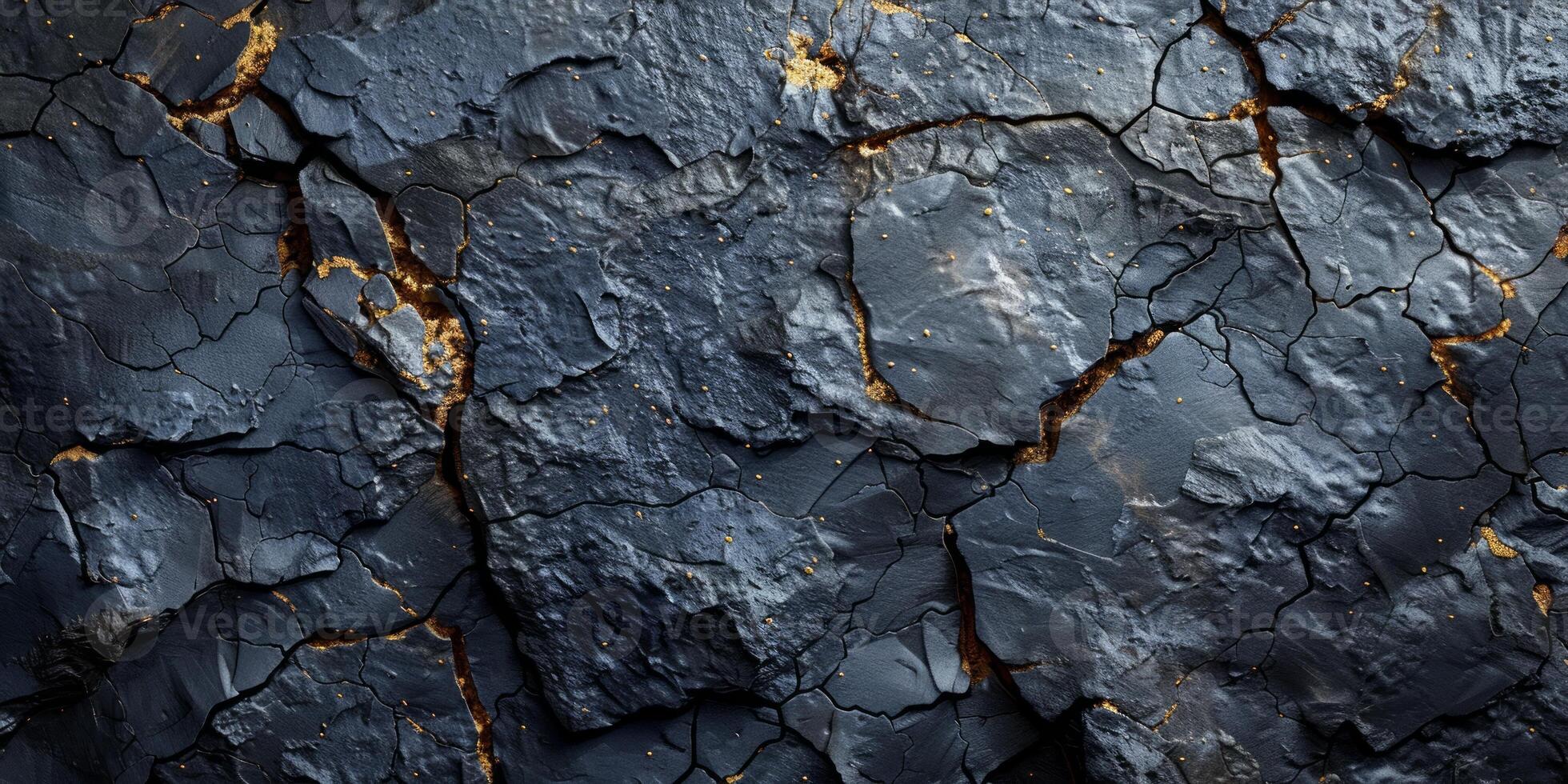 AI generated The surface of the old coal. The texture of the old coal. photo