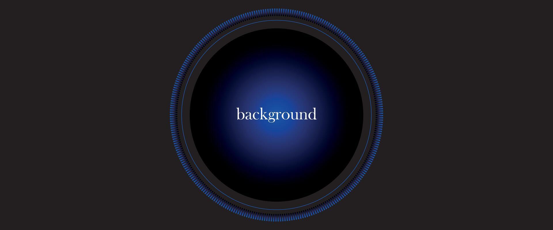 Abstract black background with bright elements vector