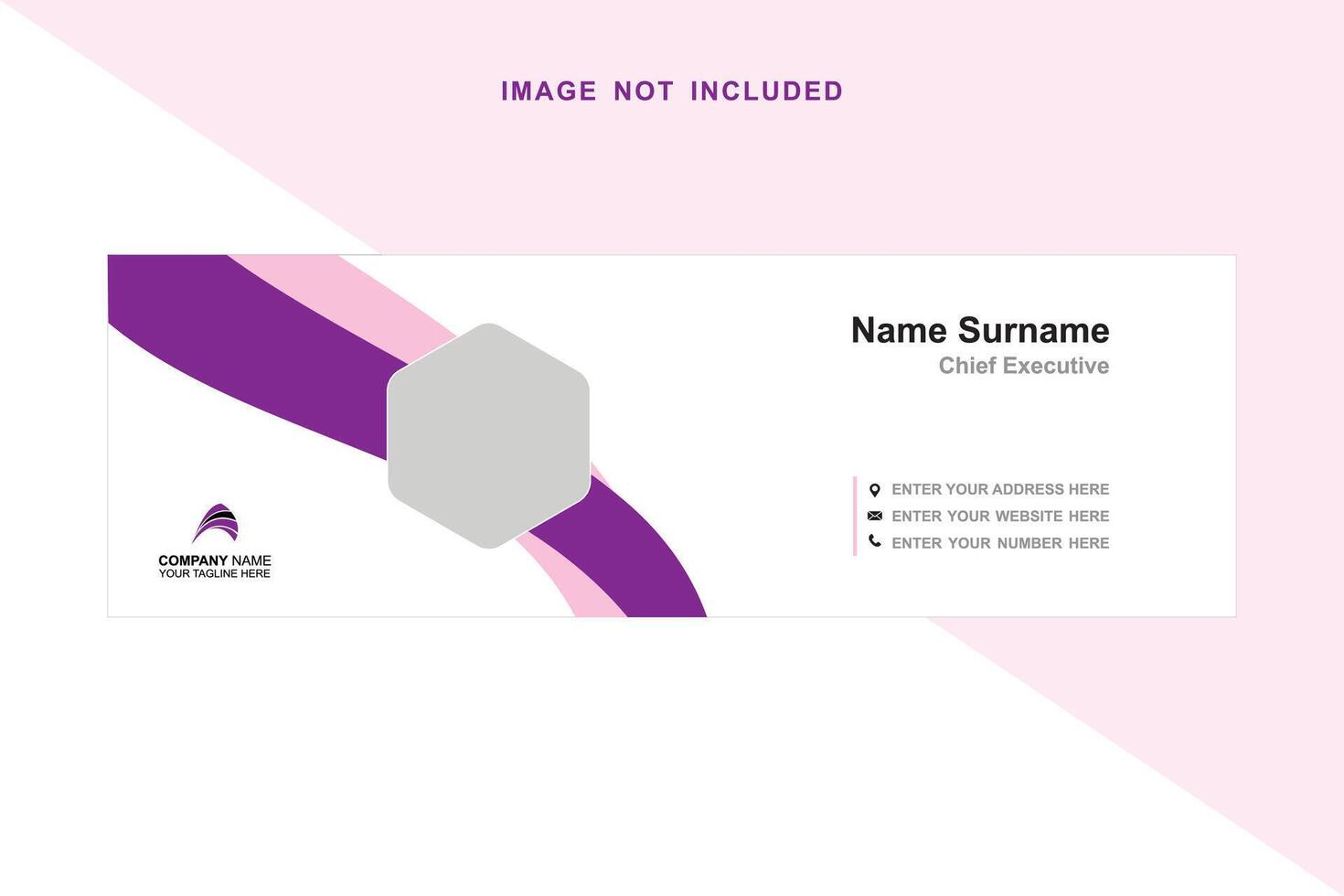 Purple pink color combination Vector abstract design banner web template fully editable Eps 10 file