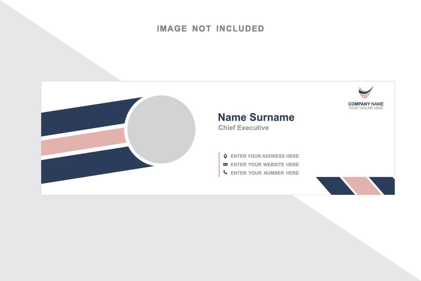 Blue and Light pink Vector abstract design banner web template fully editable Eps 10 file