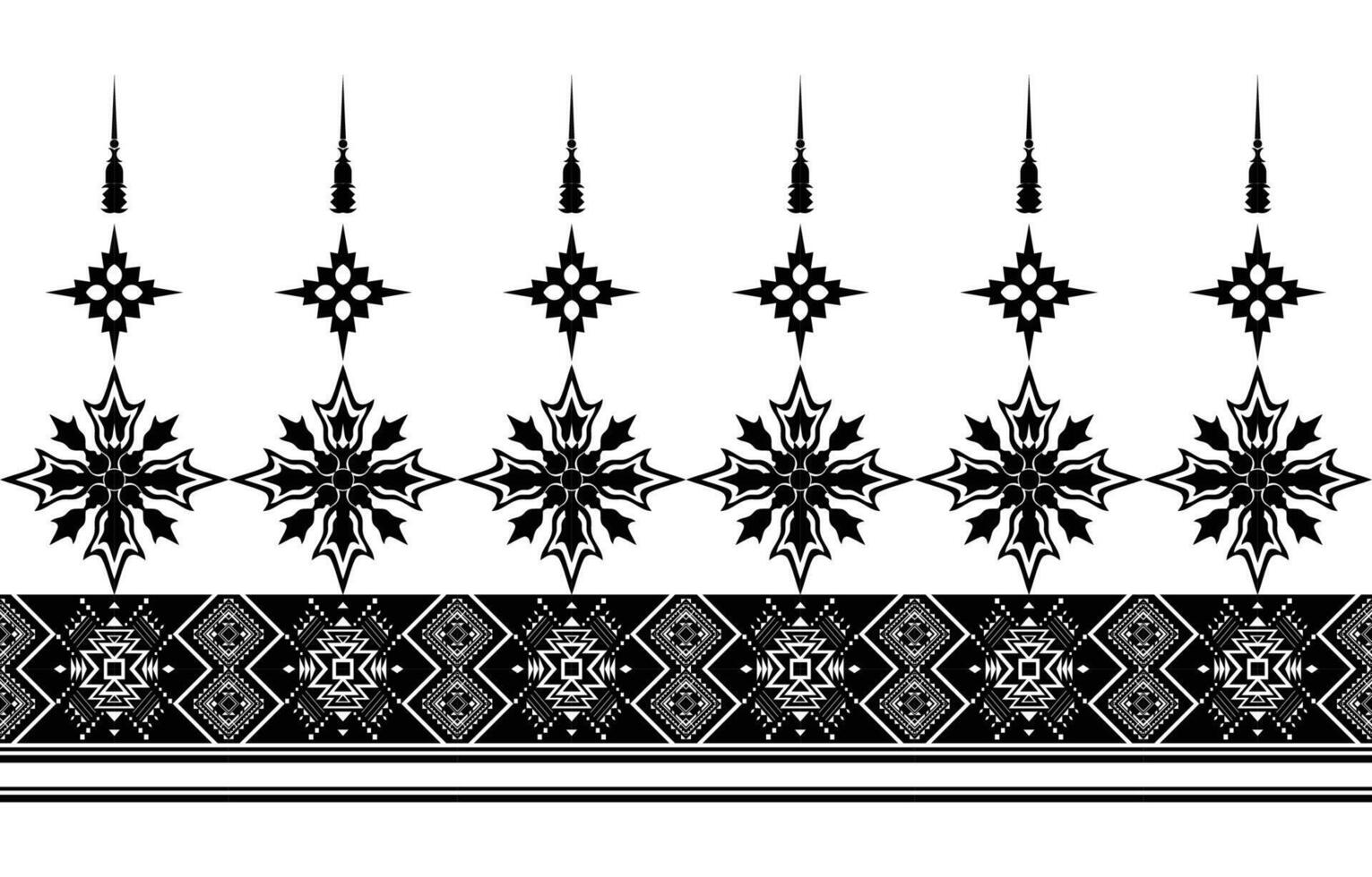 seamless ethnic pattern design.ethnic oriental ikat pattern traditional Design.ethnic oriental pattern traditional Design for background,carpet,clothing,wrapping,fabric,embroidery vector