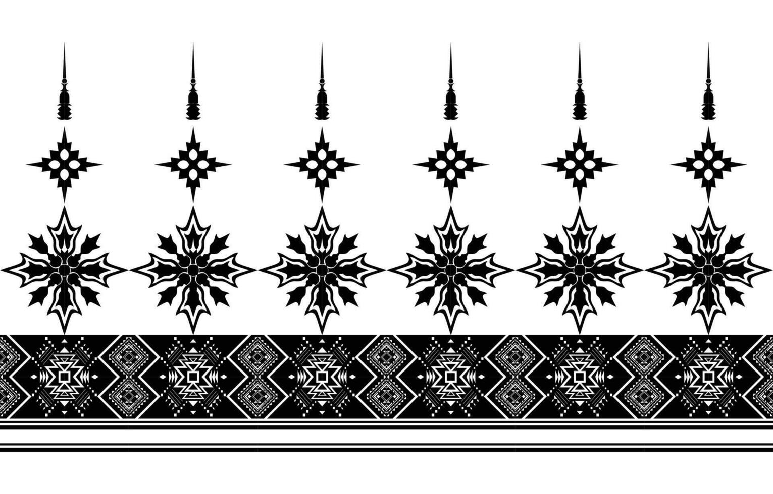 seamless ethnic pattern design.ethnic oriental ikat pattern traditional Design.ethnic oriental pattern traditional Design for background,carpet,clothing,wrapping,fabric,embroidery vector