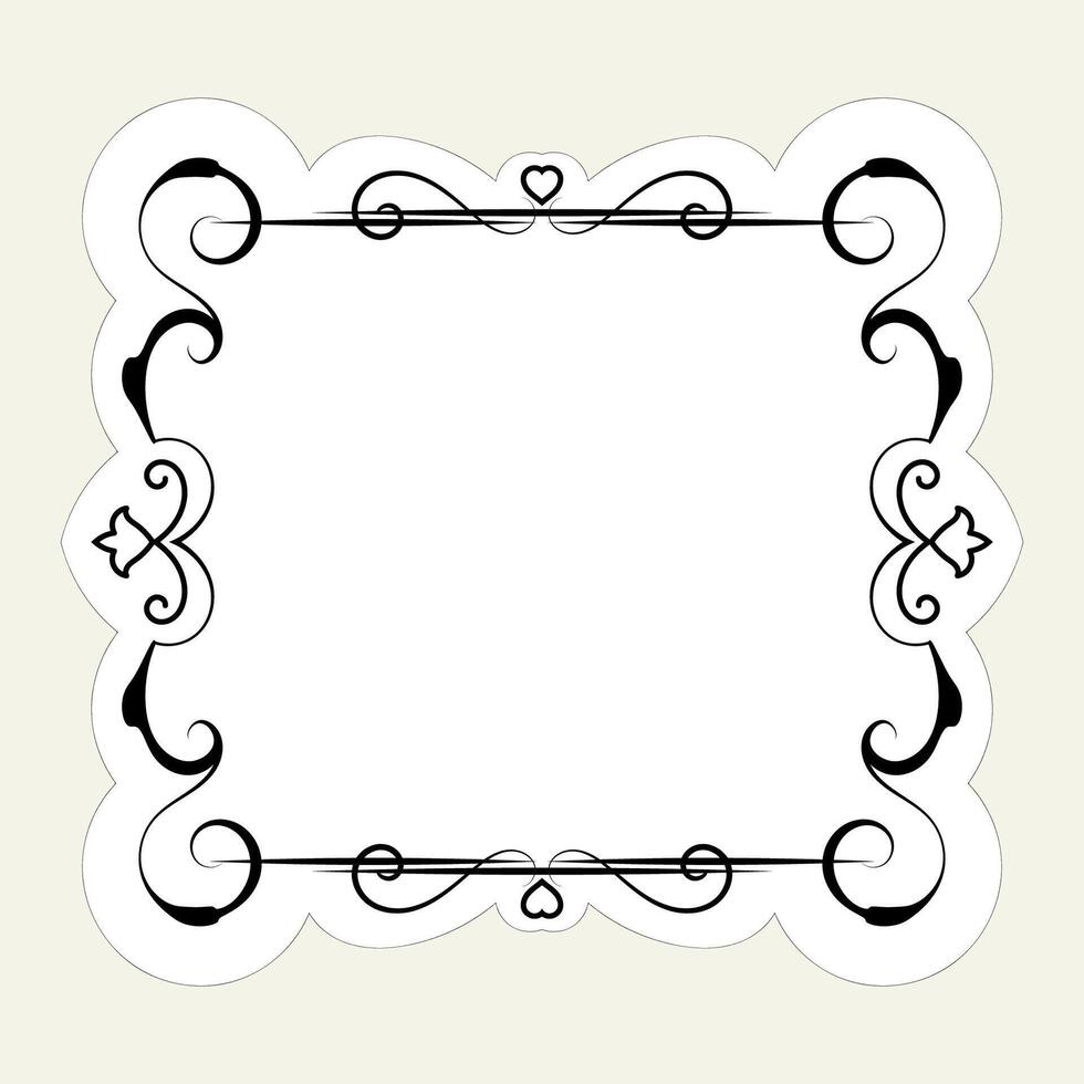 Vintage vector set for designing monograms, invitations, frames, menus, labels. Set of retro frames. Calligraphic design elements.