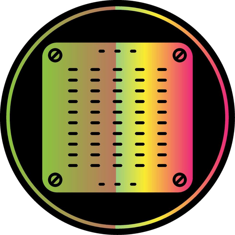Air conditioner Glyph Due Color Icon vector