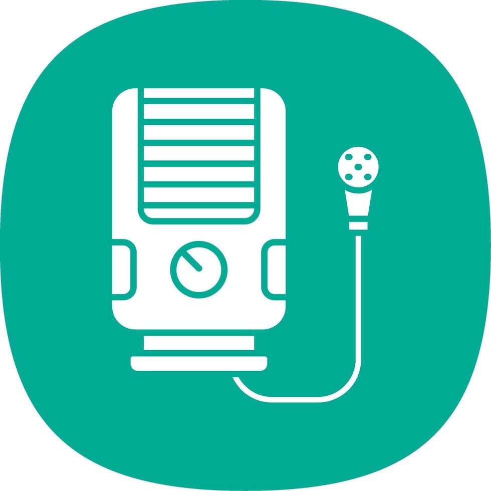 Water heater Glyph Curve Icon vector