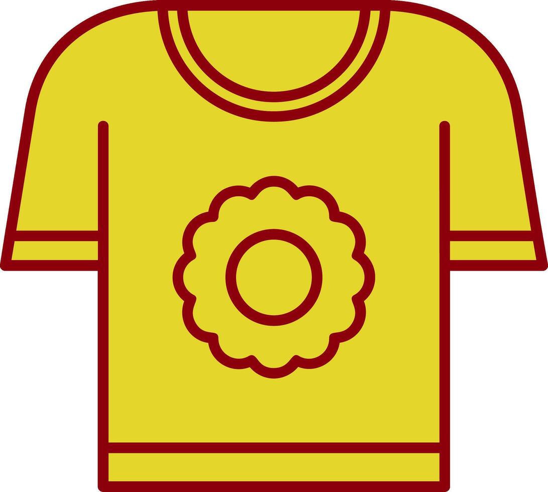 t camisa Clásico icono vector