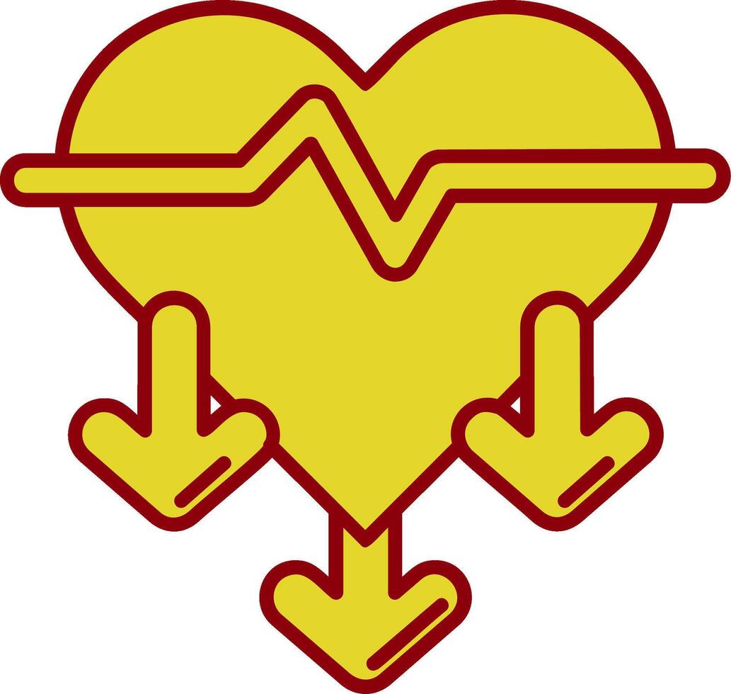 corazón Velocidad Clásico icono vector