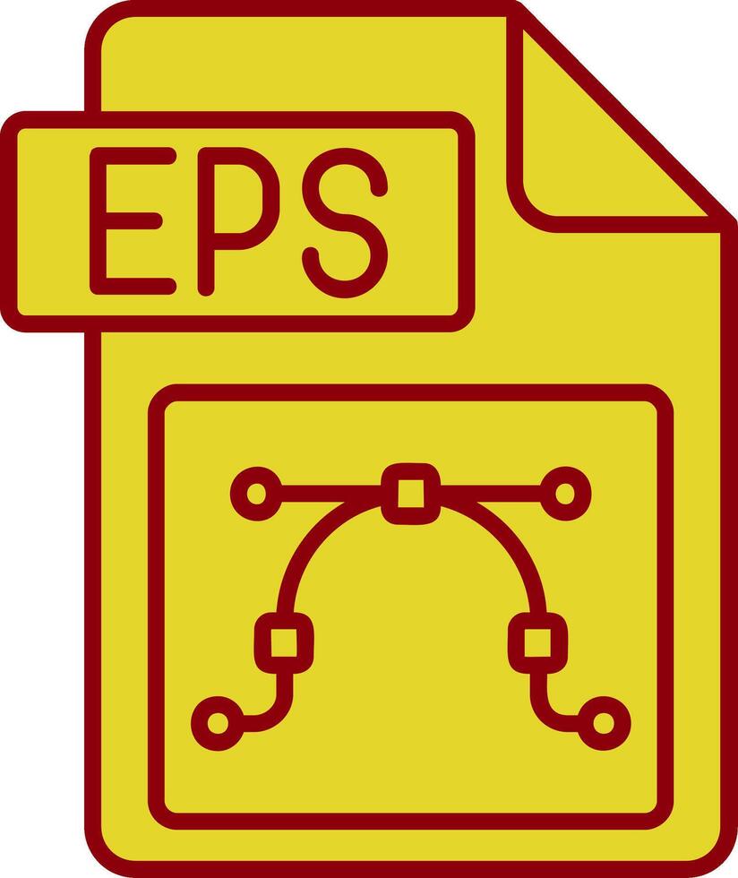 Eps file format Vintage Icon vector