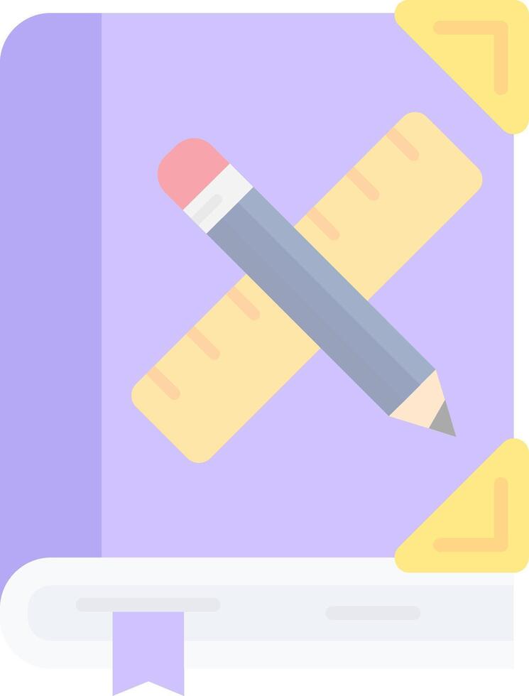Art book Flat Light Icon vector