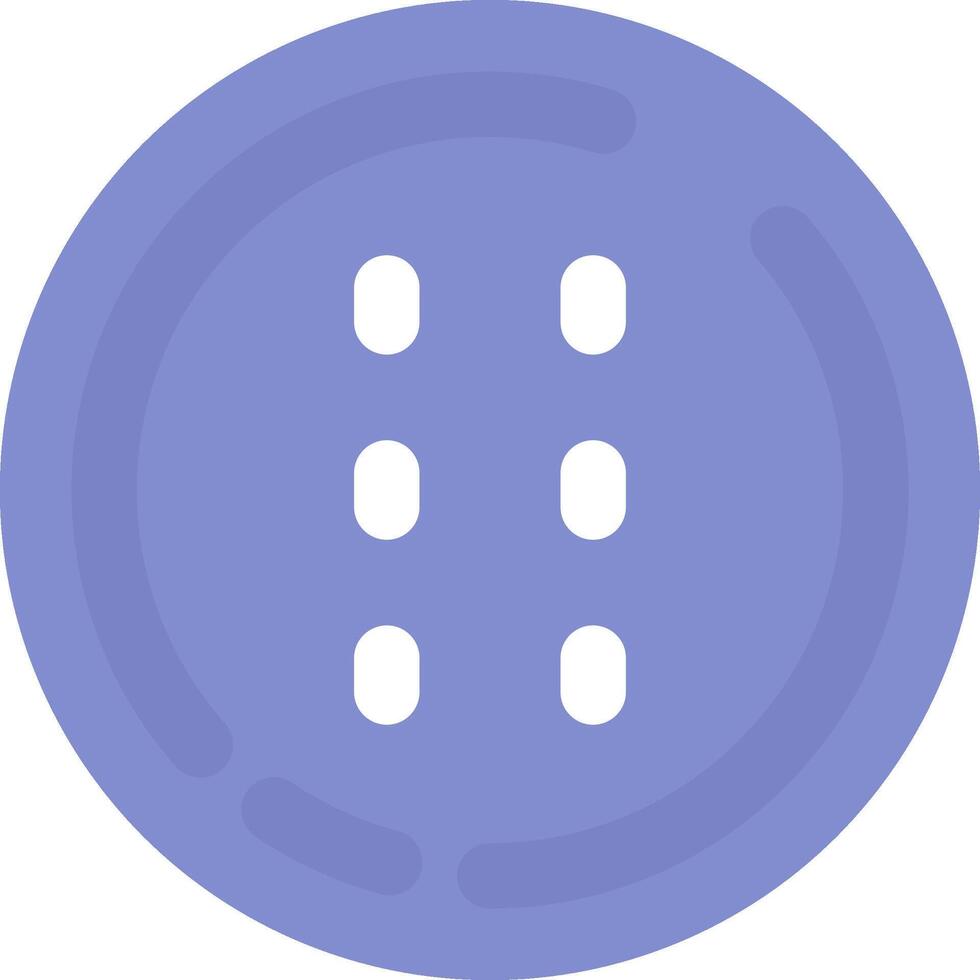 Dotted line Flat Light Icon vector