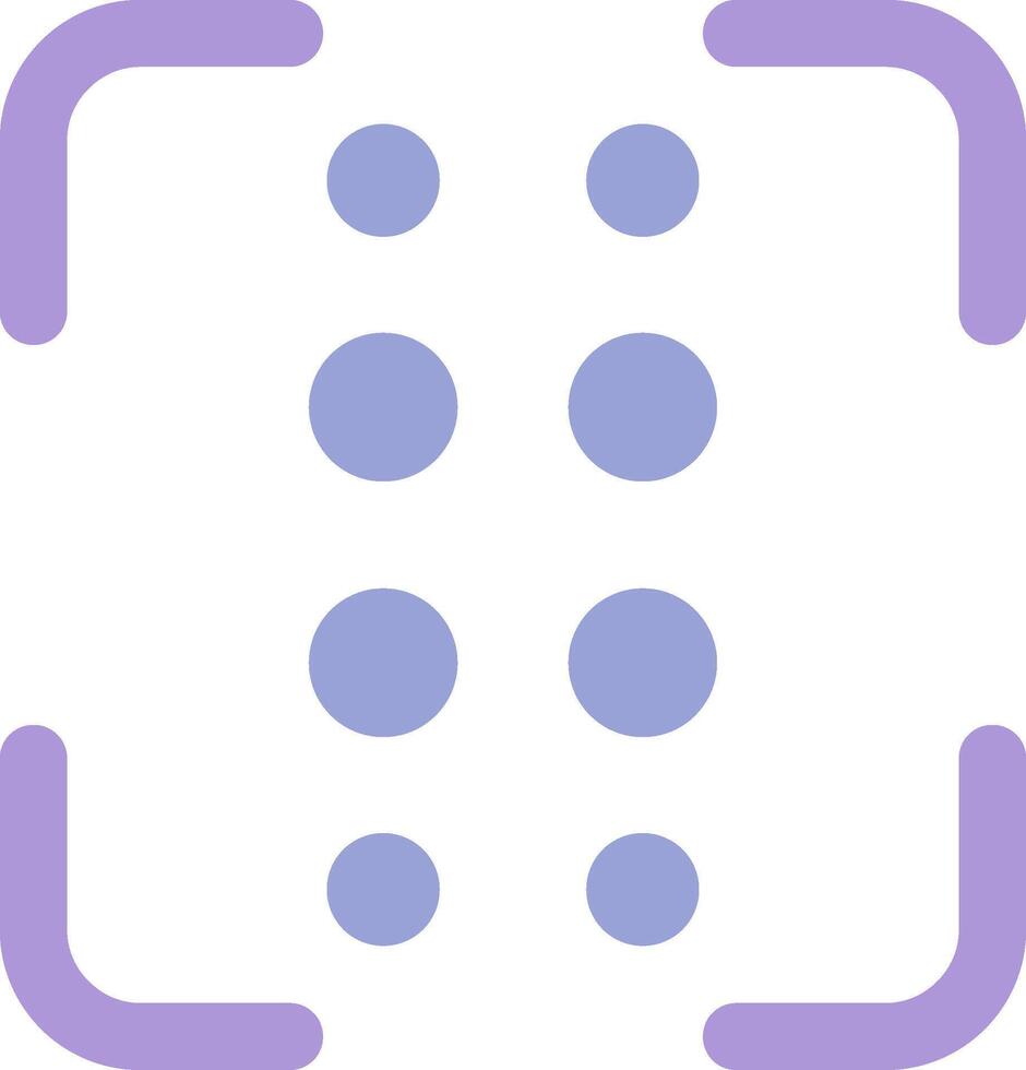 Reorder dots vertical Flat Light Icon vector
