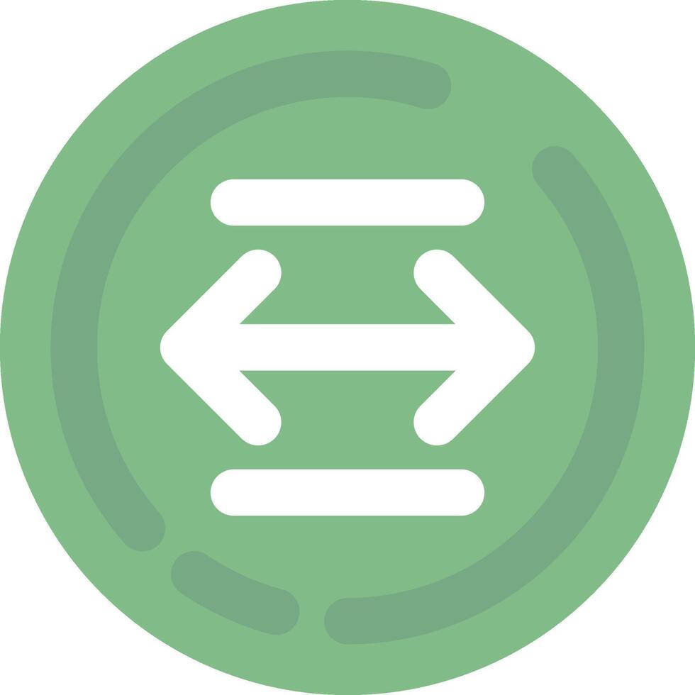 Left and right arrow Flat Light Icon vector
