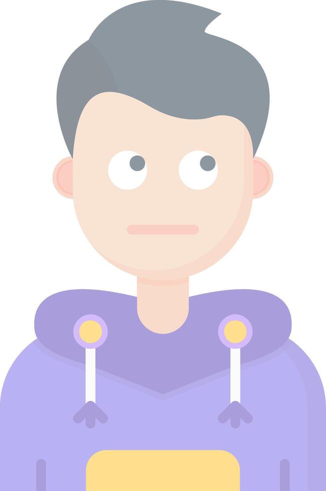 Rolling eyes Flat Light Icon vector