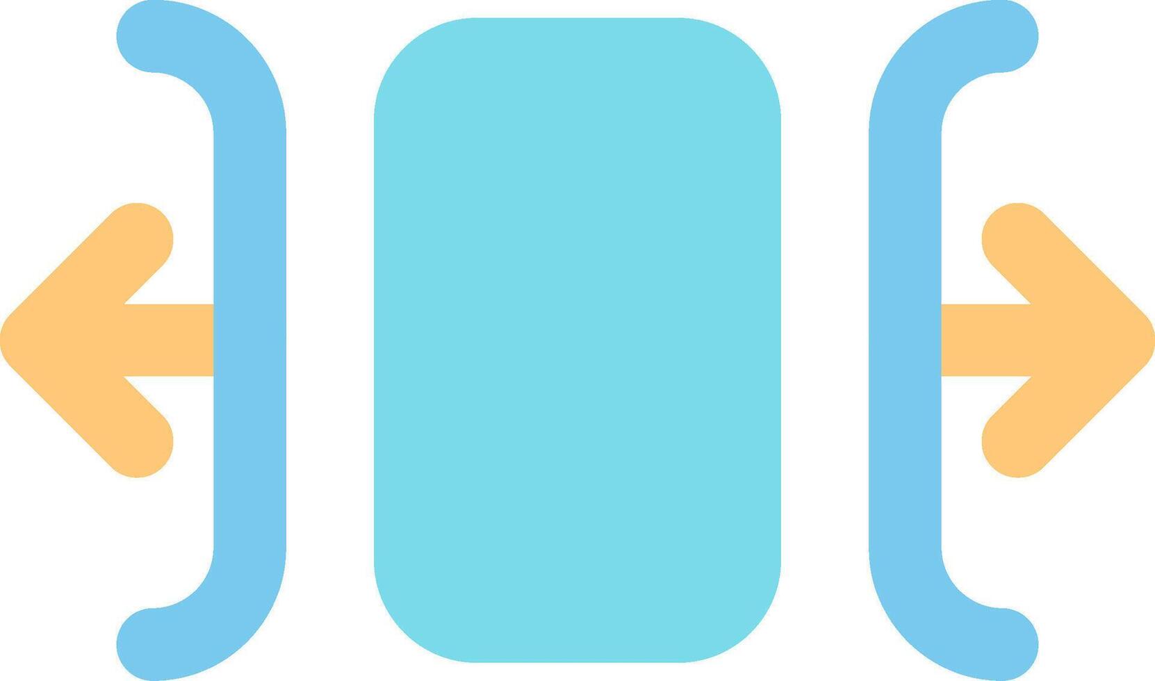 Carousel horizontal Flat Light Icon vector