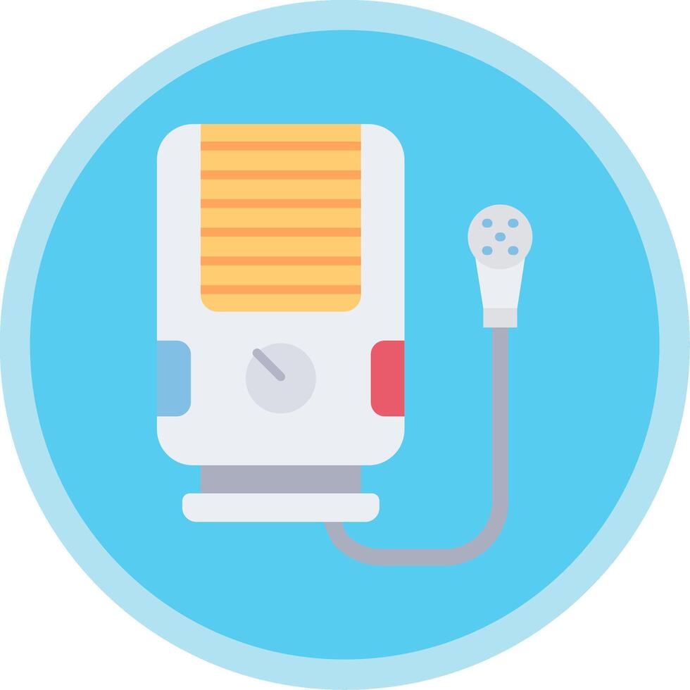 Water heater Flat Multi Circle Icon vector