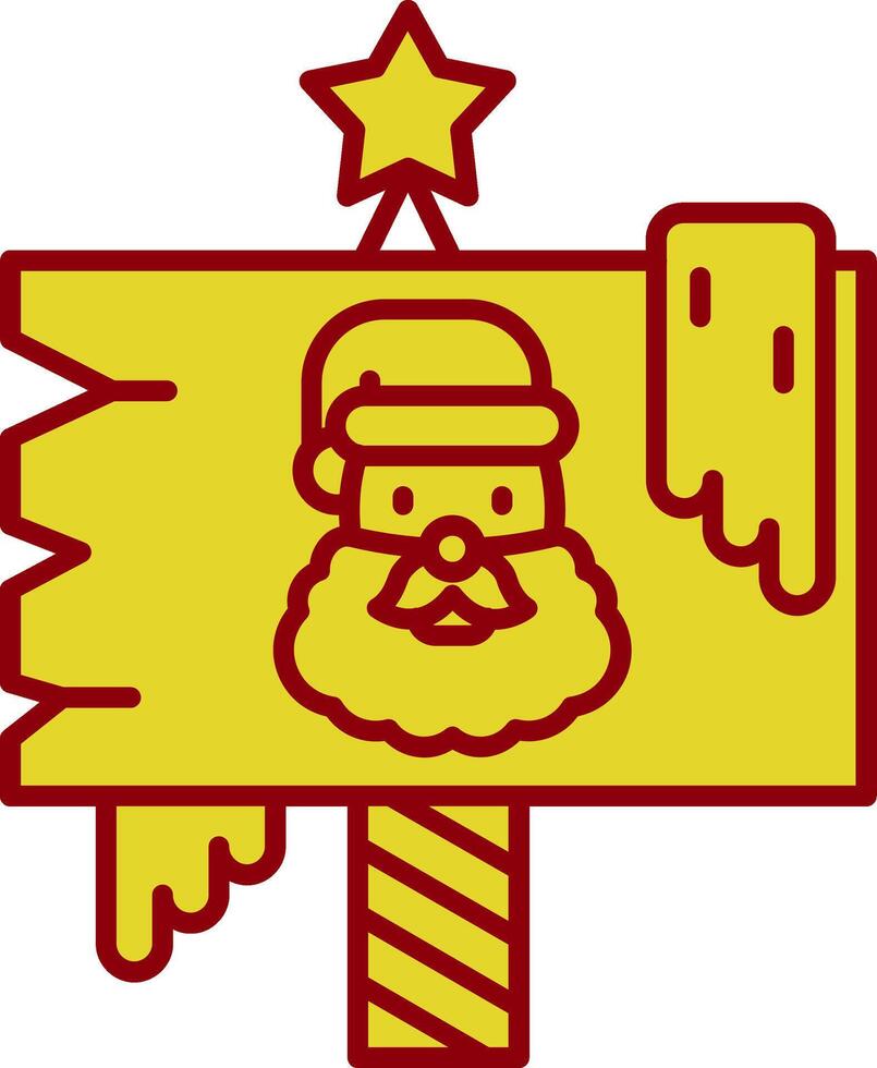 North pole Vintage Icon vector