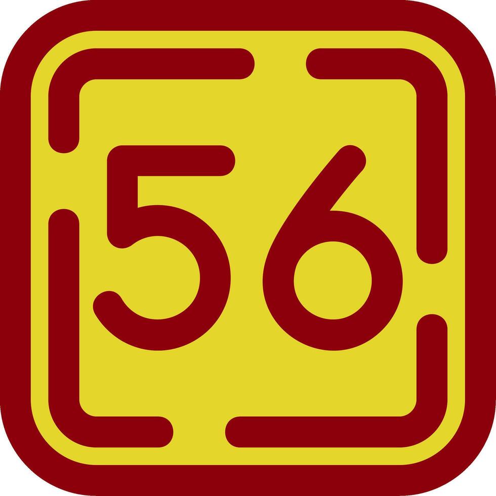 Fifty Six Vintage Icon vector