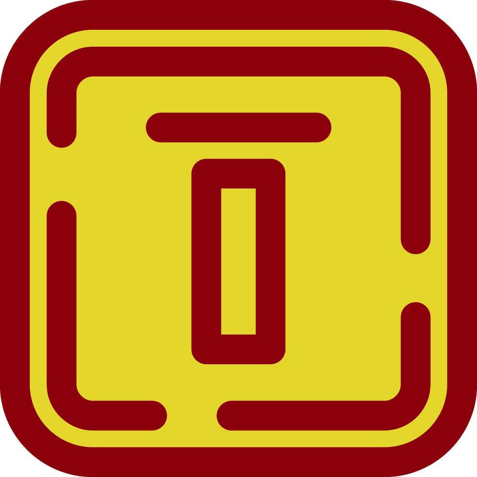 Top alignment Vintage Icon vector