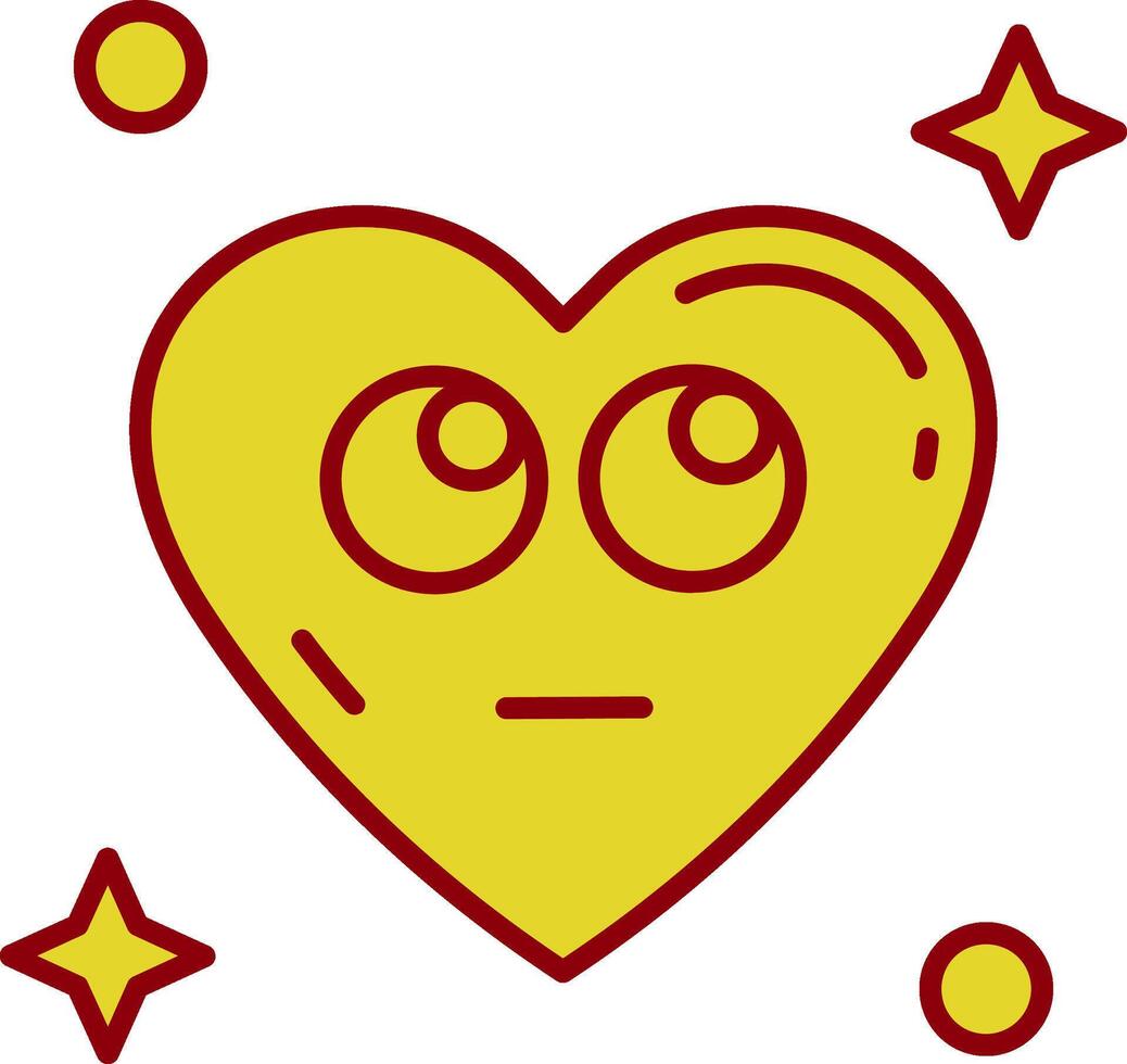 Rolling eyes Vintage Icon vector