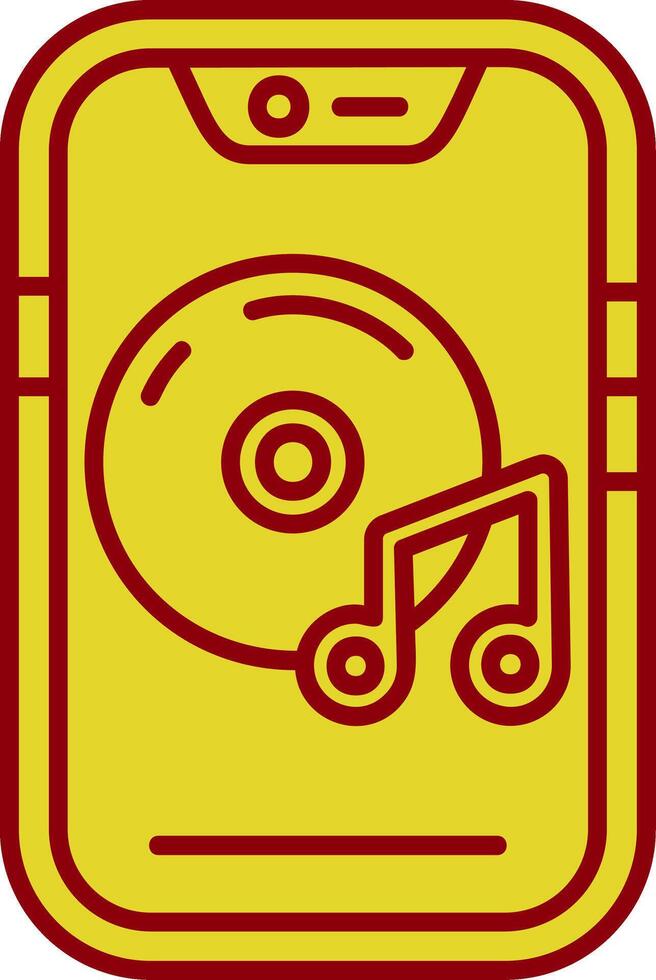 Music player Vintage Icon vector