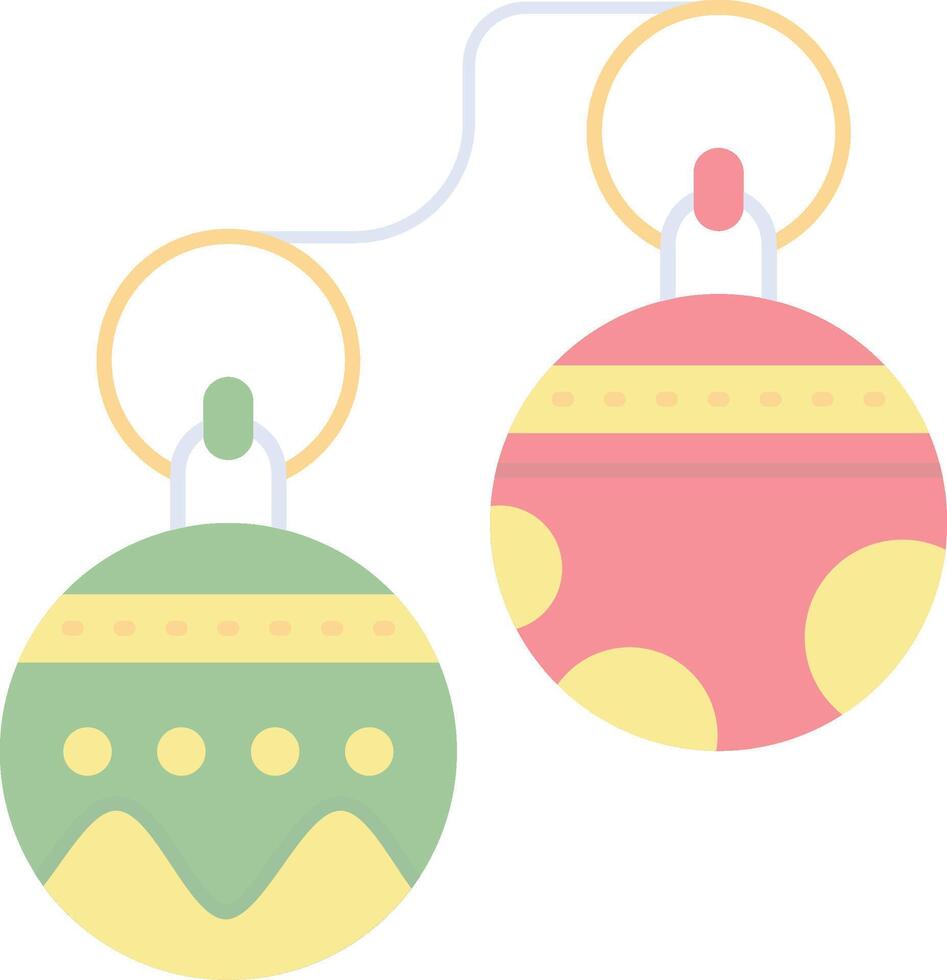 Jingle bell Flat Light Icon vector