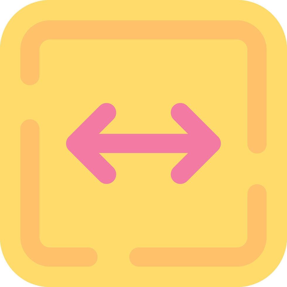 Left and right arrow Flat Light Icon vector